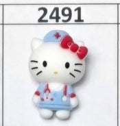 2491- 3D Medical Kitty Blue