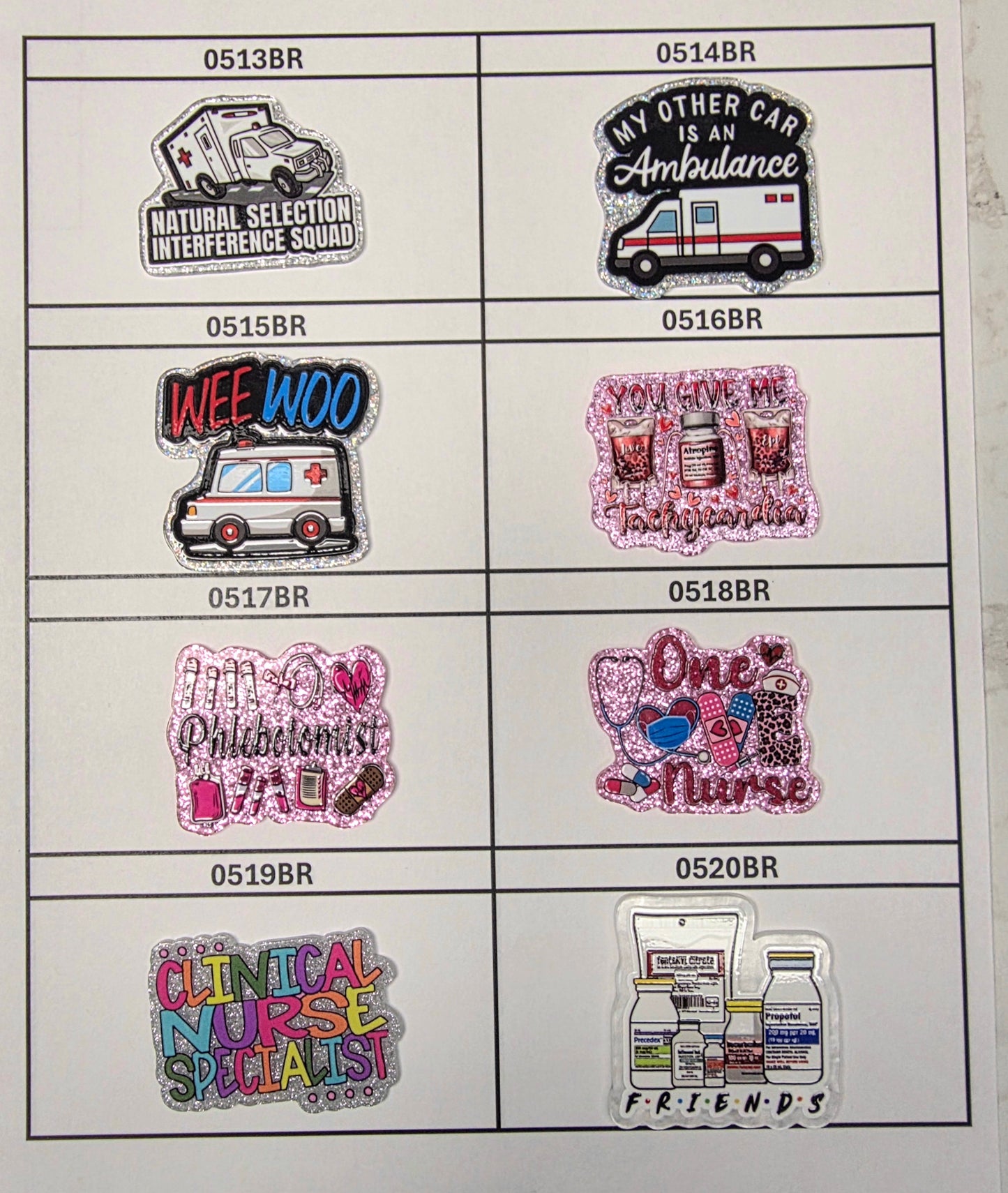 Acrylic Flatback Catalog