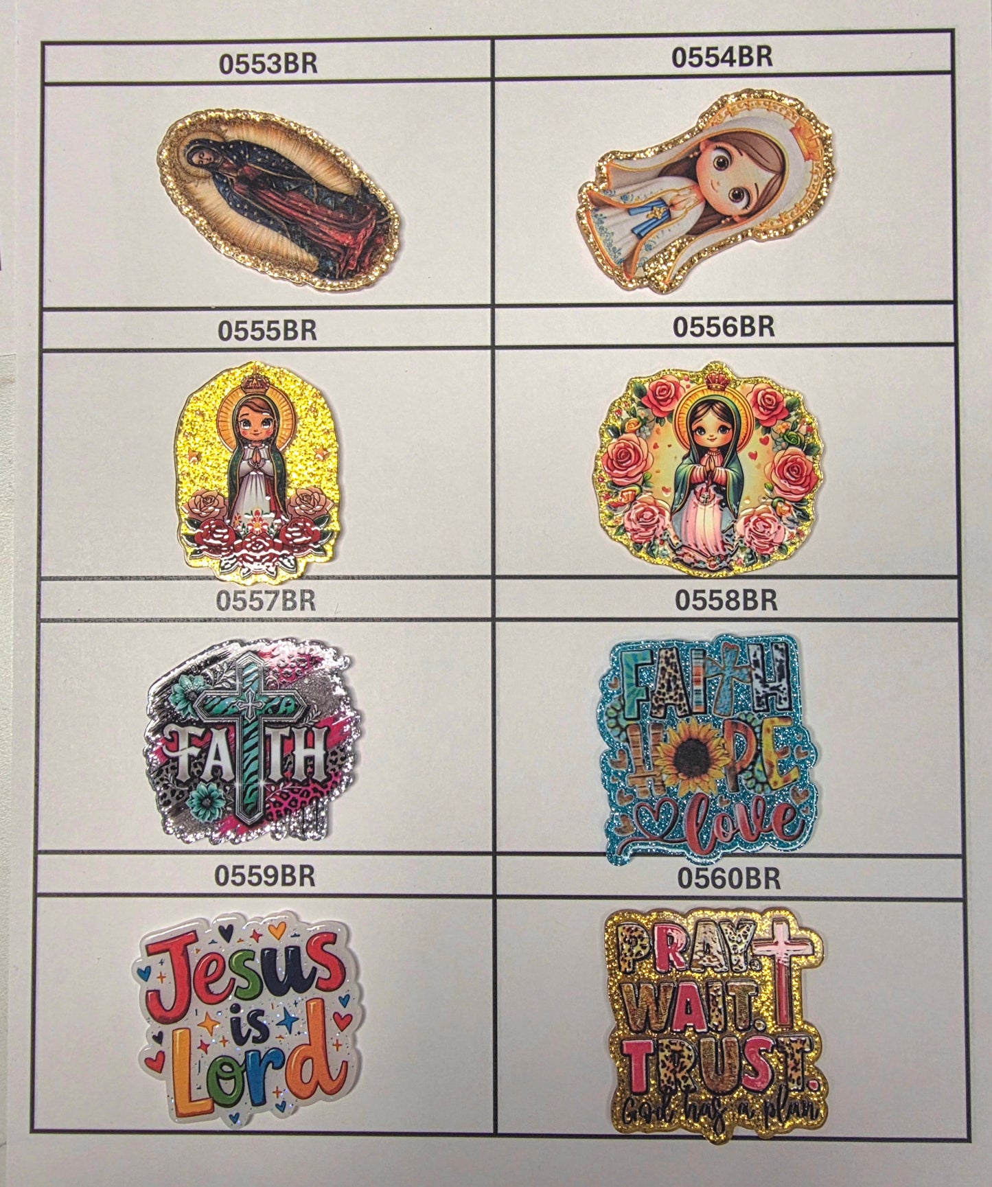 Acrylic Flatback Catalog