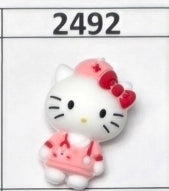 2492- 3D Medical Kitty Pink