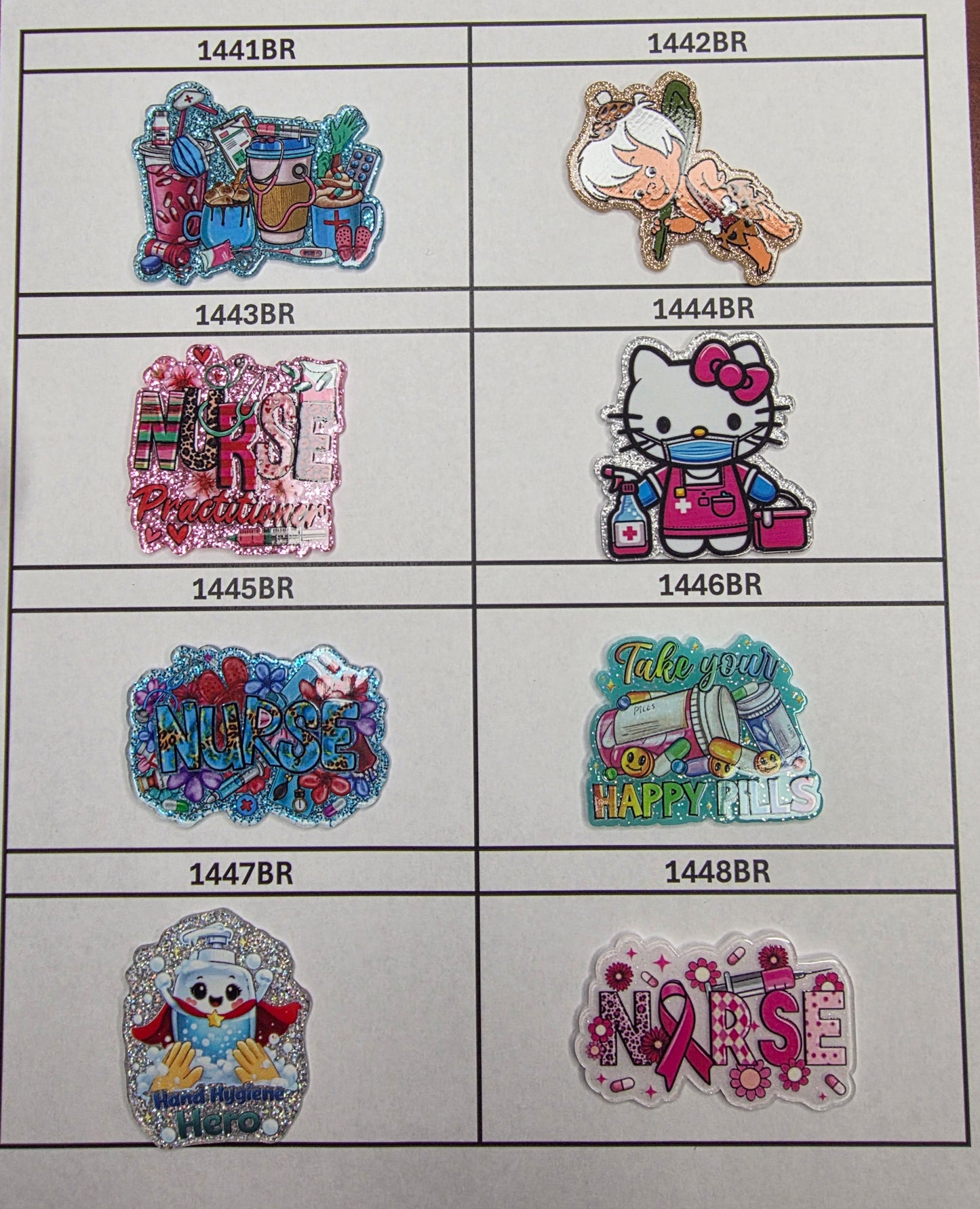 0000- Acrylic Flatback Catalog