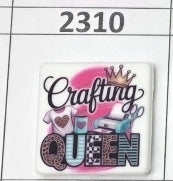 2310- Crafting Queen Focal Bead