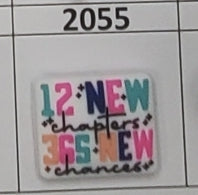 2055- New Chapters New Chances Focal Bead