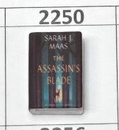 2250- Assassins Blade Book Focal Bead