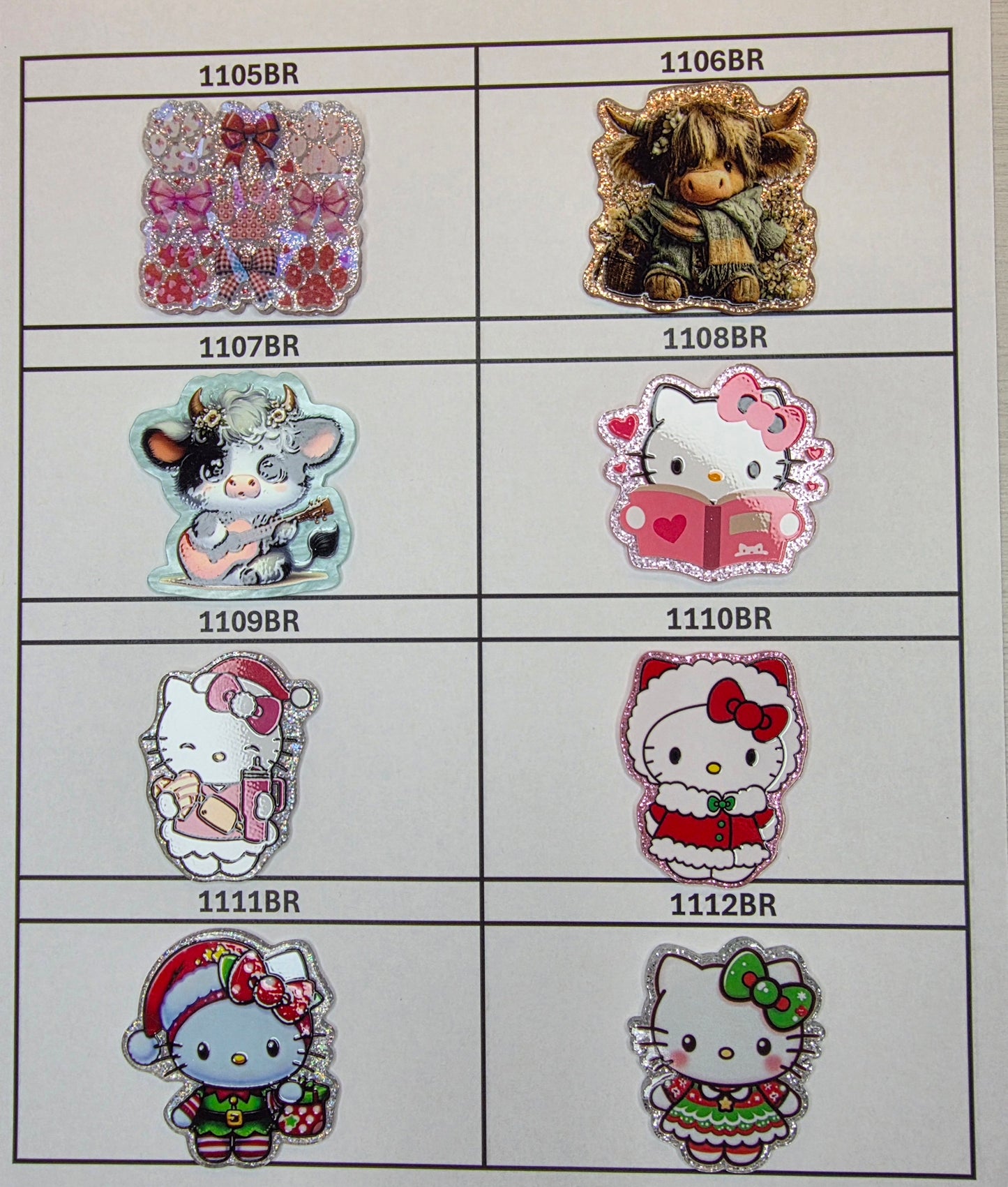 Acrylic Flatback Catalog