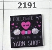 2191- Led Me to the Yarn Shop Focal Bead