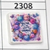 2308-Yarn is My Spirit Animal Focal Bead