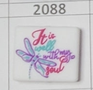 2088- It is Well With My Soul Focal Bead