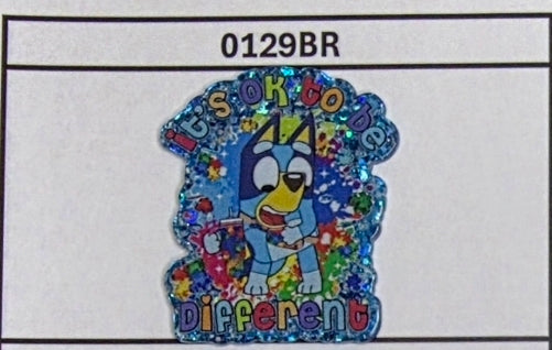 0129BR Blue Its ok to be Different