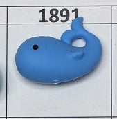 1891- 3D Blue Whale Focal Bead