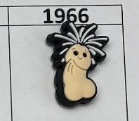 1966- White Richard Focal Bead