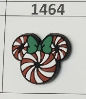 1464- Peppermint Mouse Focal Bead