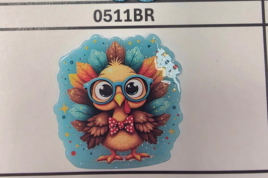 0511BR- Turkey w Glasses