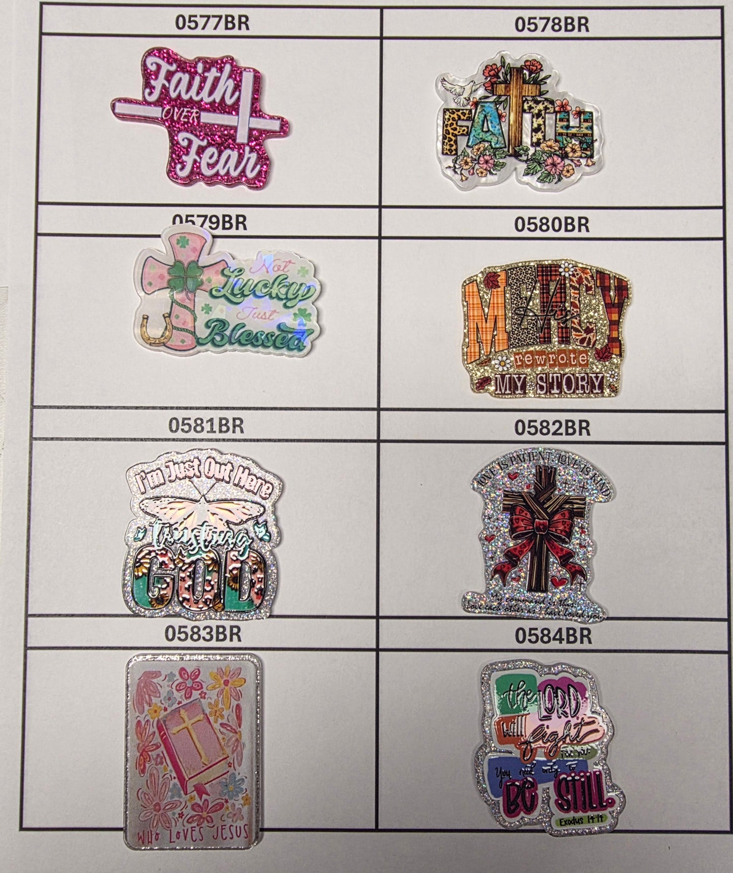 Acrylic Flatback Catalog