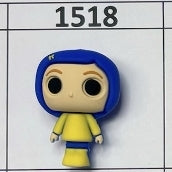 1518- 3D Cora Focal Bead