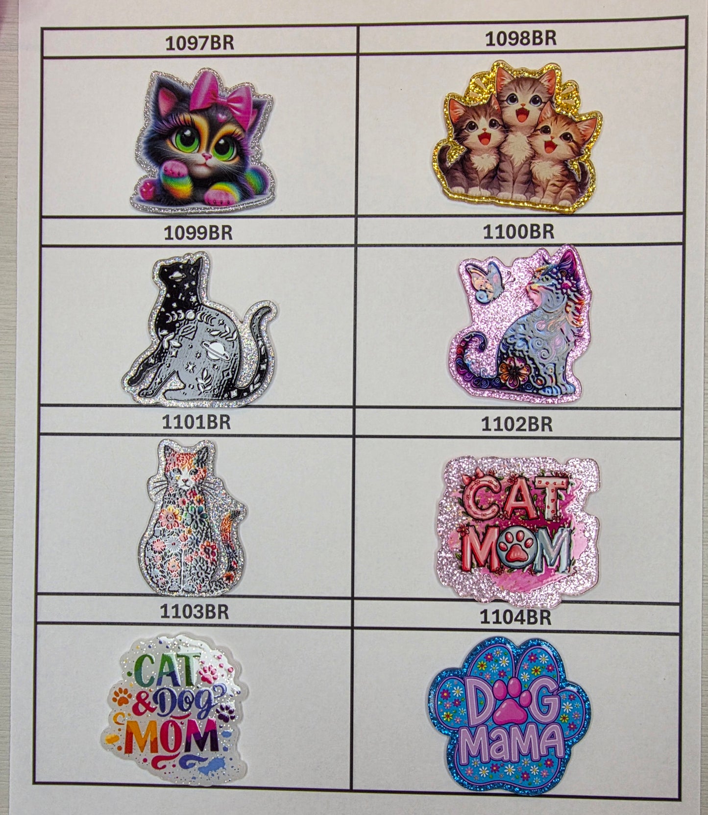 Acrylic Flatback Catalog