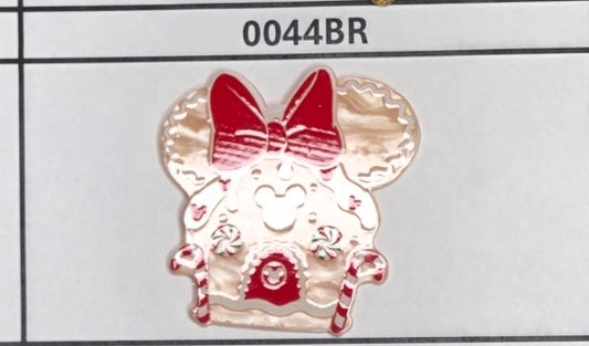 0044BR Gingerbread House Mouse Girl