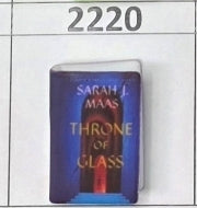 2220- Throne of Glass Book Focal Bead