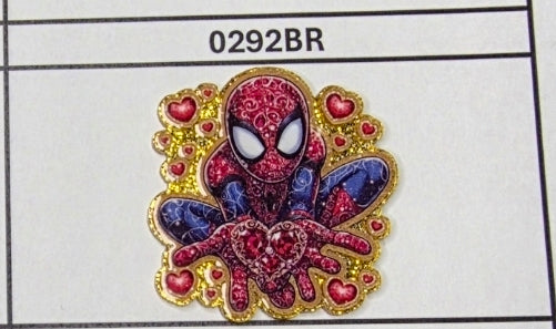 0292BR Spide Hearts