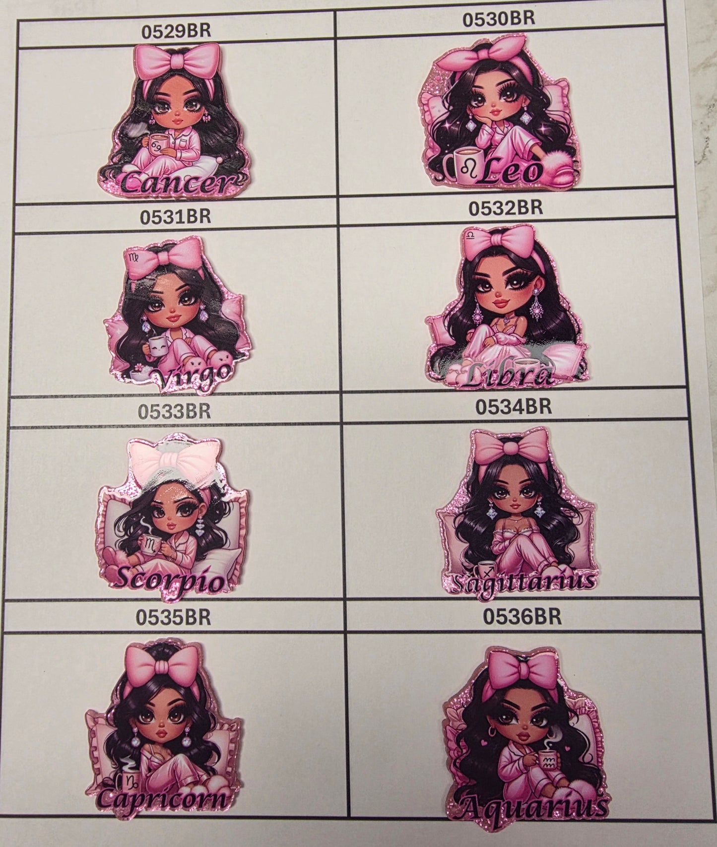 Acrylic Flatback Catalog