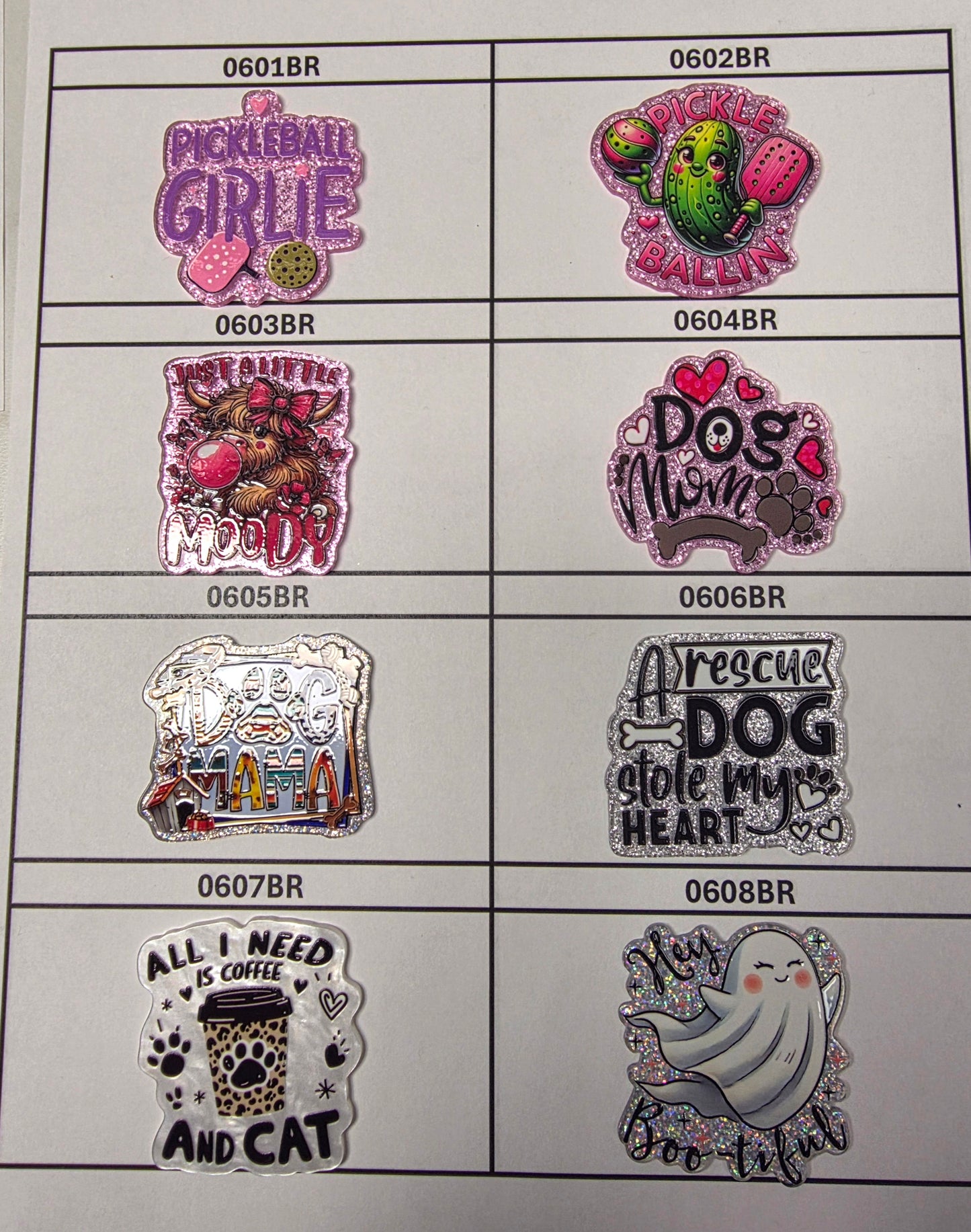 Acrylic Flatback Catalog