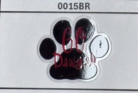 0015BR Go Dawgs Paw