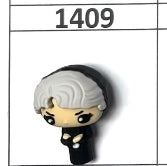 1409- Black Grandma Focal Bead