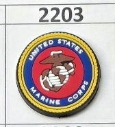 2203- Marine Corps Focal Bead