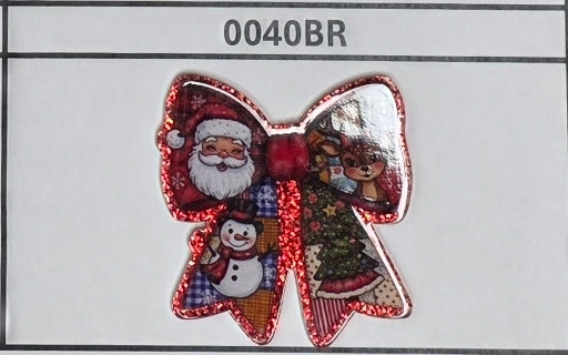 0040BR Christmas Bow