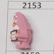 2153-  3D Pink Best Mom Ever Gnome Focal Bead