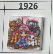 1926- Country Girl Focal Bead