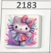 2183- Rainbow HK Focal Bead