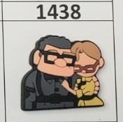 1438- Up Couple Focal Bead