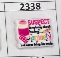 2338- Suspect Complains About Having Anxiety Focal Bead
