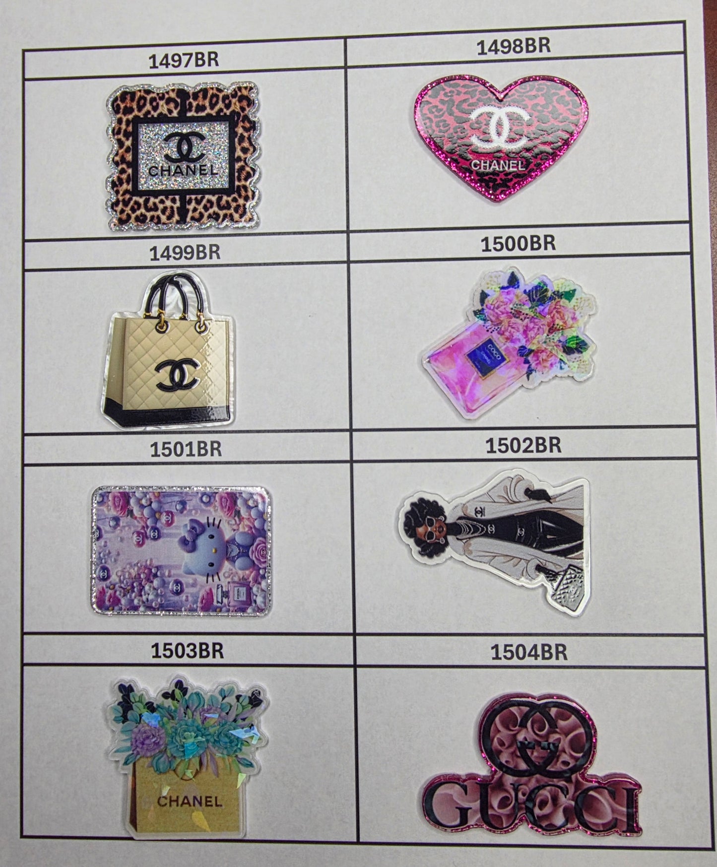 0000- Acrylic Flatback Catalog