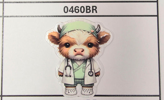0460BR- Medical Highland Cow