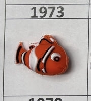 1973- Nem 3D Fish Focal Bead