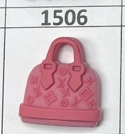 1506- 3D Pink Love Purse Focal Bead