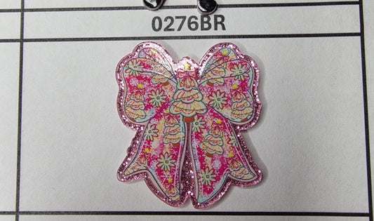 0276BR Christmas Pink Bow