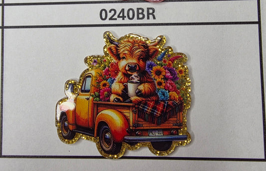 0240BR Cow in Truck