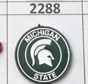 2288- Mich State Focal Bead