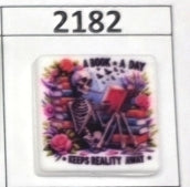 2182- A Book A Day Focal Bead