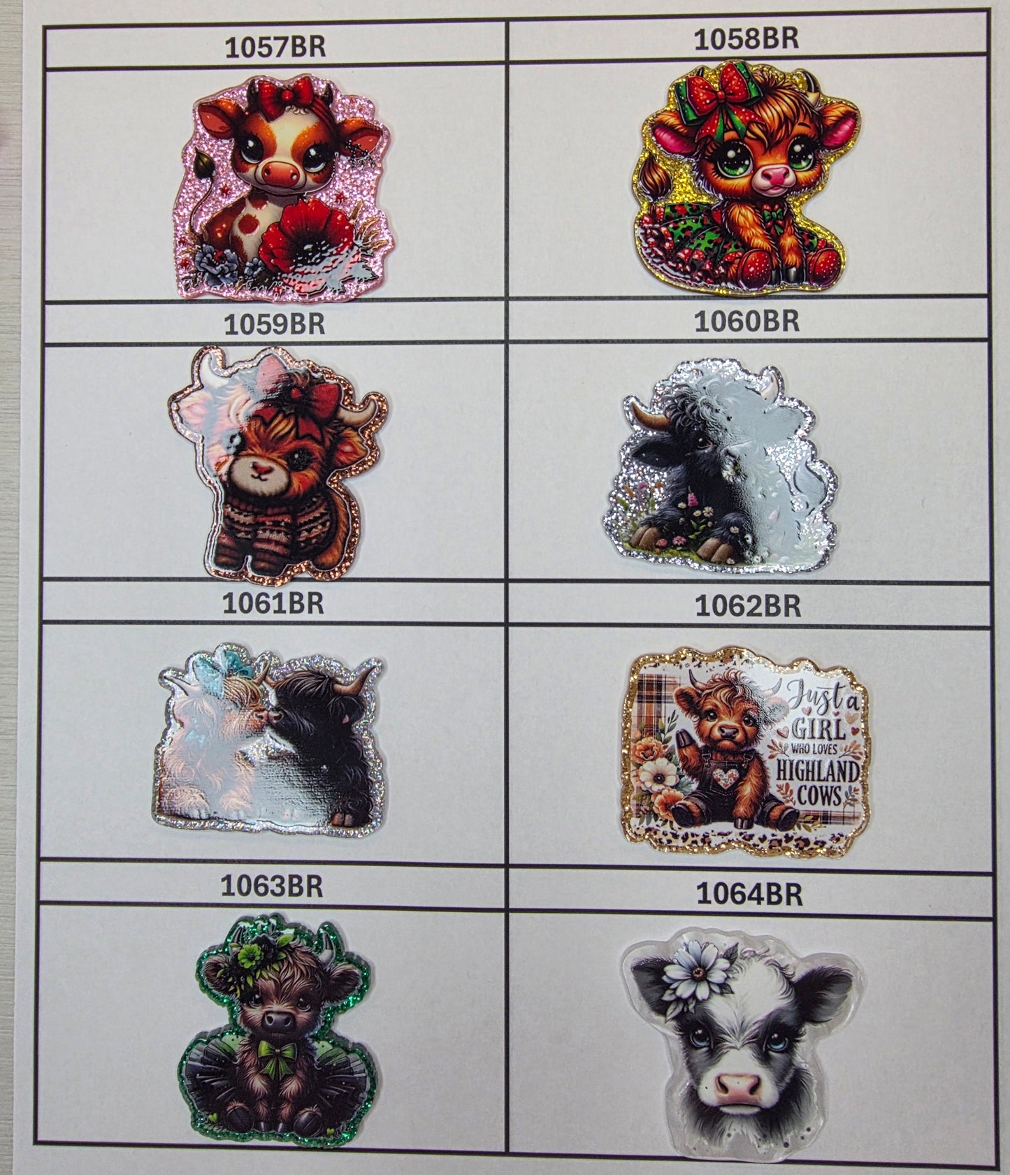 Acrylic Flatback Catalog