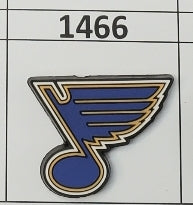 1466- St Lou Blues Focal Bead