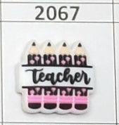 2067- Teacher Focal Bead