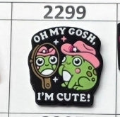 2299- Oh My Gosh, I'm Cute Focal Bead