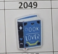 2049- Book Lover Focal Bead