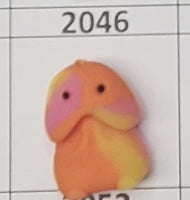 2046- 3D Man Part Focal Bead