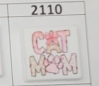 2110- Cat Mom Focal Bead