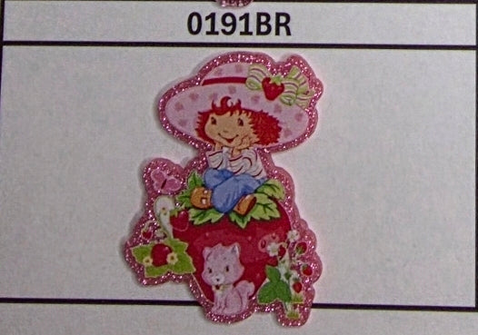 0191BR Strawberry Short w Cat